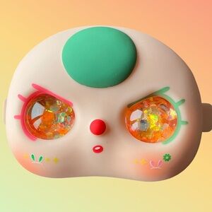 Baby Three Green Hair Yellow Glittery Eyes - BB3